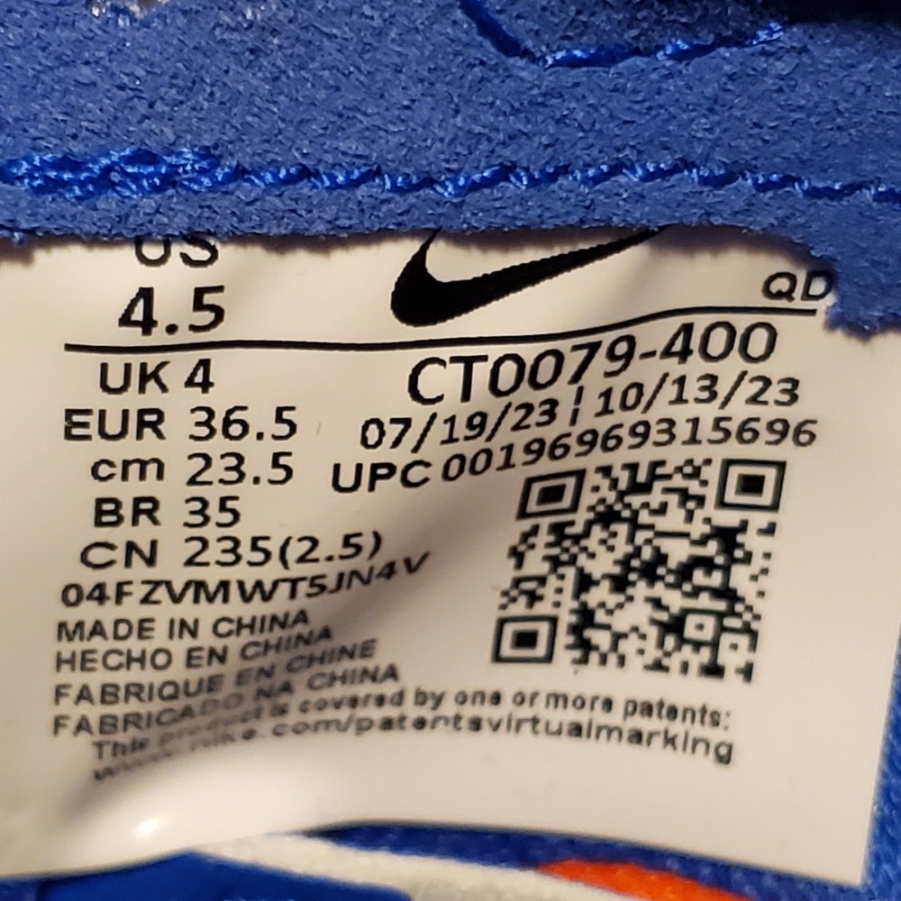 Nike Air Zoom‎ Long Jump LJ Elite Track Spikes Blue Men 4.5 Women 6 CT0079-400 - Picture 7 of 7
